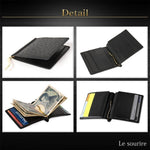 画像をギャラリービューアに読み込む, ミニマリスト レザー マネークリップ