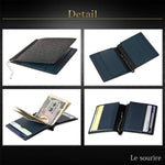 画像をギャラリービューアに読み込む, ミニマリスト レザー マネークリップ