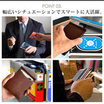 画像をギャラリービューアに読み込む, オイルレザー マネークリップ